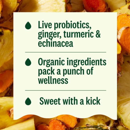 Suja Organic Immunity Turmeric Pineapple Wellness Shot Perspective: top