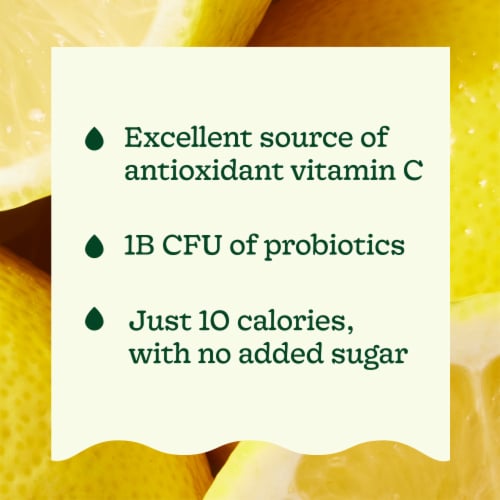 Suja Organic Lemon Love Cold Pressed Juice Drink Perspective: top