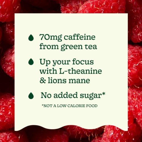 Suja Organic Energize Raspberry Lemon Cold Pressed Juice Drink Perspective: top