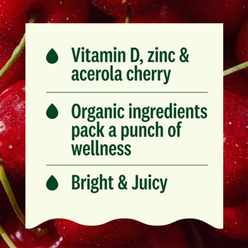 Suja Organic Immunity Cherry Citrus Shot Perspective: top