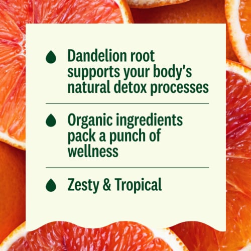 Suja Organic Detox Blood Orange Shot Perspective: top