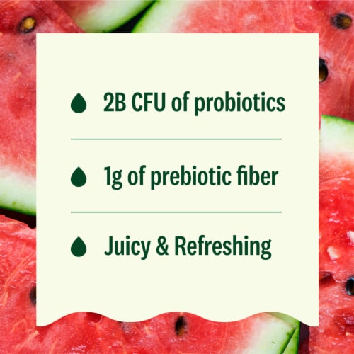 Suja Organic Probiotic Watermelon Wellness Shot Perspective: top