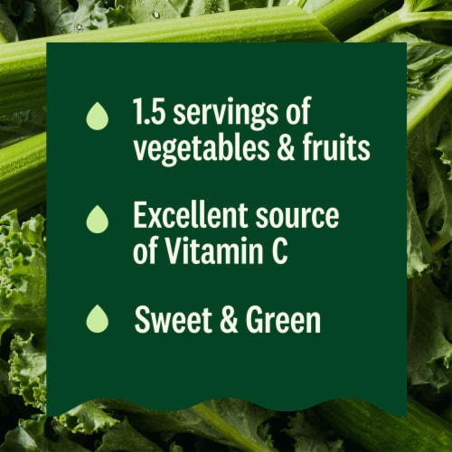 Suja Organic Sunrise Greens Cold Pressed Juice Drink Perspective: top
