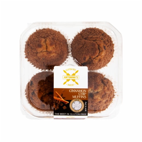 Antonina's Gluten Free Cinnamon Chip Muffins Perspective: top