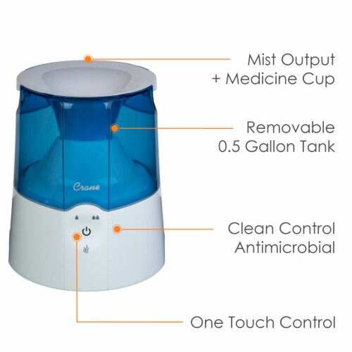 Warm Mist Humidifier Perspective: top