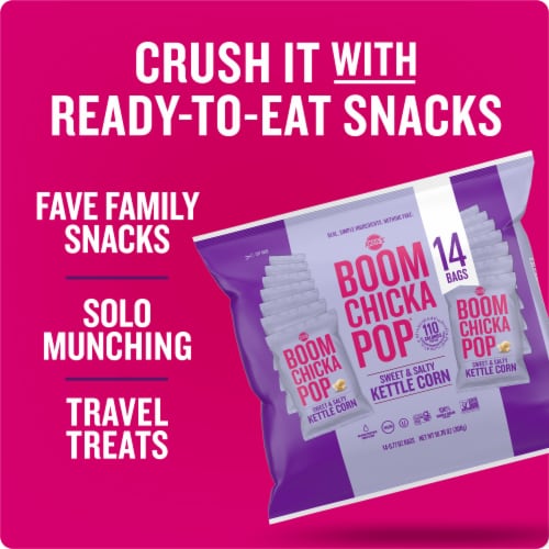 Angie's Boomchickapop Sweet & Salty Kettle Corn Perspective: top