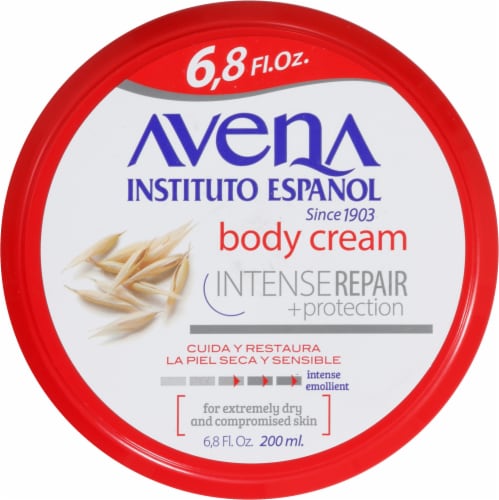 Avena Intense Repair + Protection Body Cream Perspective: top