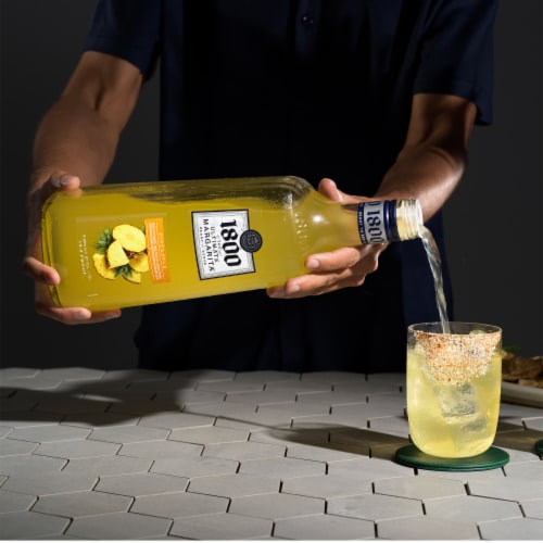 1800 The Ultimate Margarita Pineapple Prepared Cocktails Ready To Serve Perspective: top