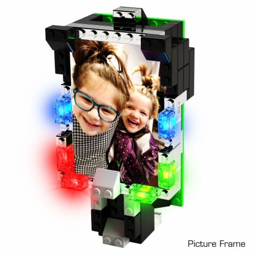 E-Blox Power Blox LED Building Blocks Builds Plus Set Perspective: top