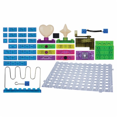 E-Blox Circuit Blox Board Building Blocks Perspective: top