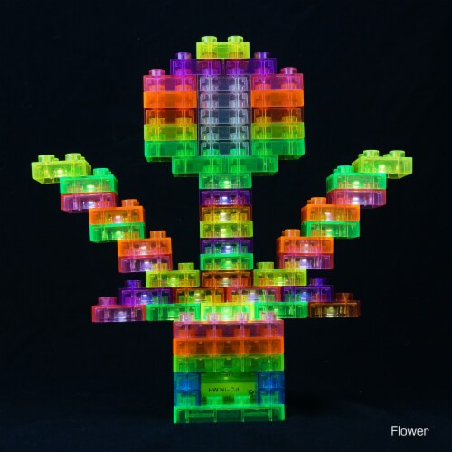 E-Blox Circuit Blox Deluxe Lights Building Toy Perspective: top