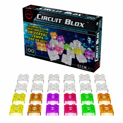 E-Blox Circuit Blox LED Light Blocks Perspective: top