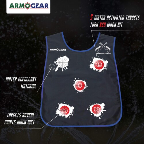 ArmoGear 2 Pack Vests & Water Guns | Summer Outdoor Toy for Kids Perspective: top