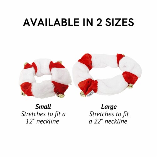 Jingle bell dog collar large shop