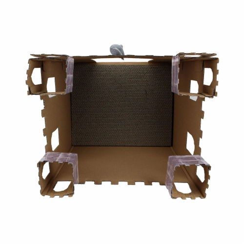 Midlee Castle Cat Scratcher House Perspective: top