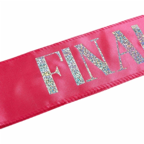 21th Rhinestone Glitter Birthday Tiara and Sash Set for Gift Party Supplies and Decorations Perspective: top