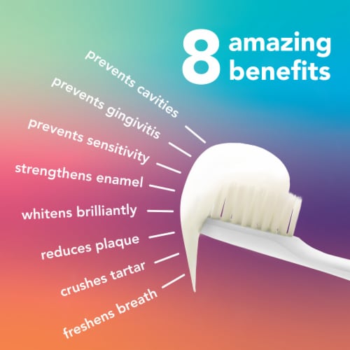 hello Mighty Multitasker Toothpaste 8 in 1 Formula with Fluoride Natural Mint Perspective: top