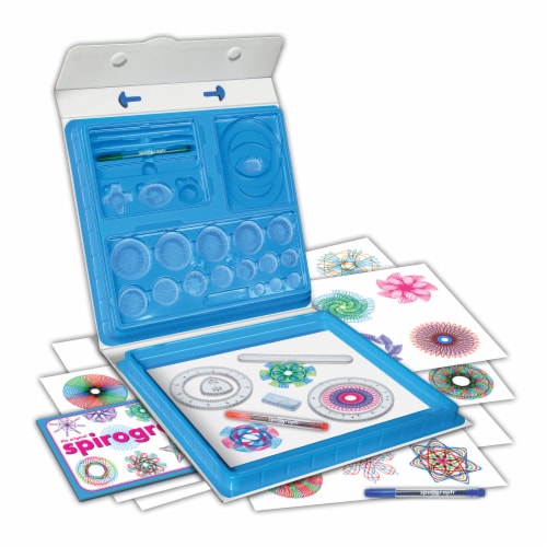 New Hasbro Spirograph Deluxe Set In Case Children's Educational