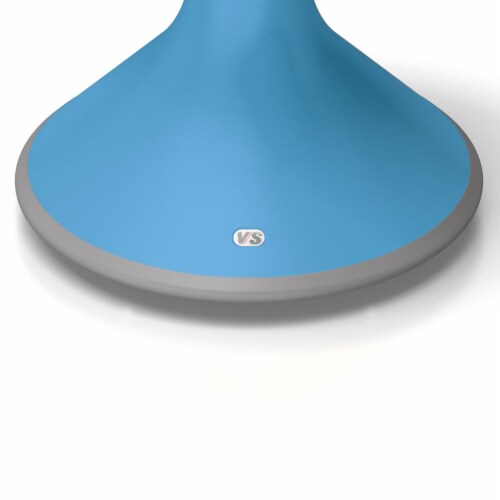 VS America Hokki Stool Flexible Ergonomic Seating - 12" Light Blue Perspective: top