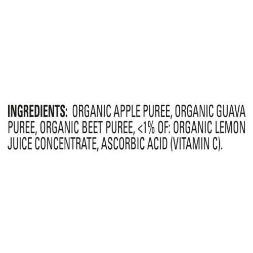 Happy Baby Clearly Crafted Stage 2 Apples Guavas & Beets Pouch Perspective: top