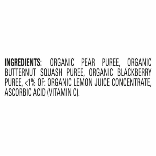 Happy Baby Clearly Crafted Stage 2 Pears Squash & Blackberries Pouch Perspective: top