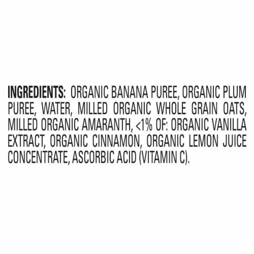 Happy Baby Stage 2 Meals Bananas Plums & Granola Pouch Perspective: top