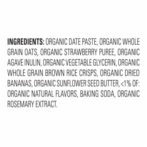 Happy Tot® Organics Super Foods Bananas, Strawberries & Sunflower Butter Gluten Free Oat Bar Snack Perspective: top