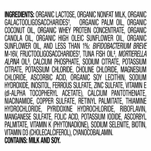 Happy Baby Organics Stage 1 Organic Infant Formula Container Perspective: top