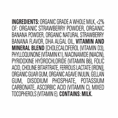 Happy Tot Organics Grow & Shine Strawberry Banana Toddler Nutritional Shake Perspective: top