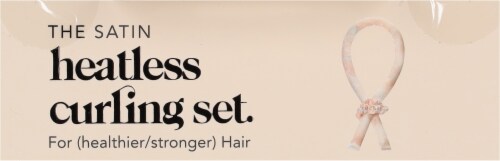 The Satin Heatless Curling Set Perspective: top