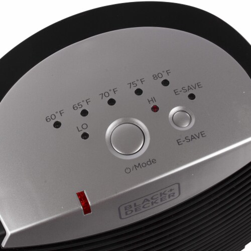 BLACK + DECKER Electronic Heater Perspective: top