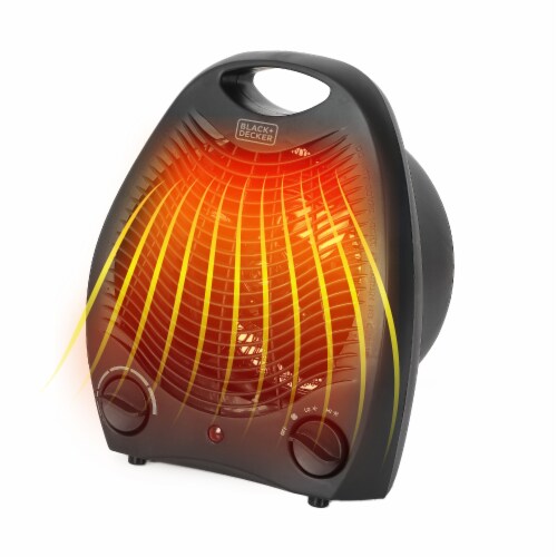 Black+decker Personal Ceramic Heater- Black