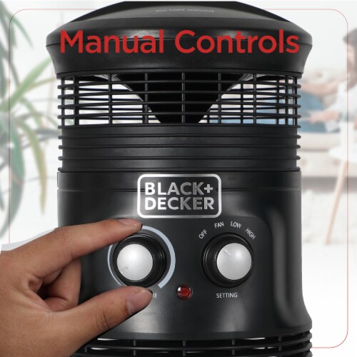 Black and Decker 360° Surround Heater + Fan Perspective: top