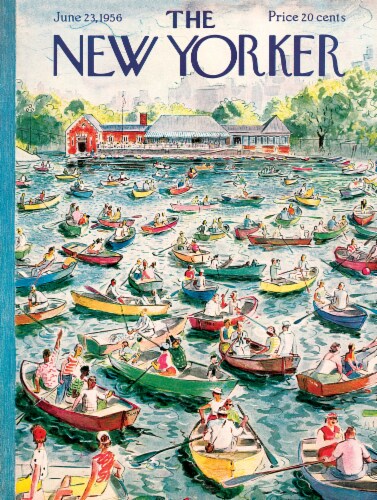 New York Puzzle Company Gridlock Lake 1500 Piece Jigsaw Puzzle Perspective: top