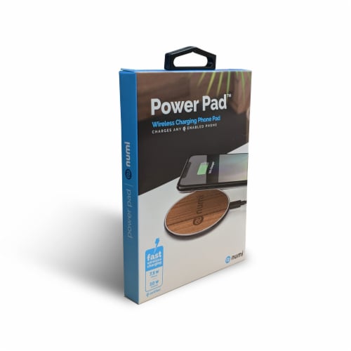 Numi Power Pad Wireless Charging Phone Pad Perspective: top