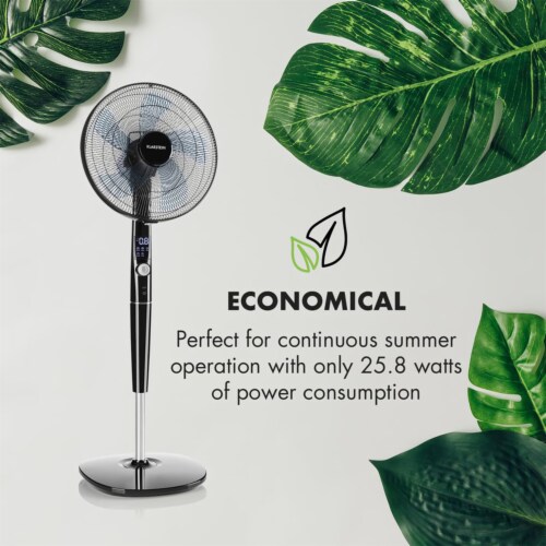 Klarstein Silent Storm 16 In 12 Speed Adjustable Oscillating Pedestal