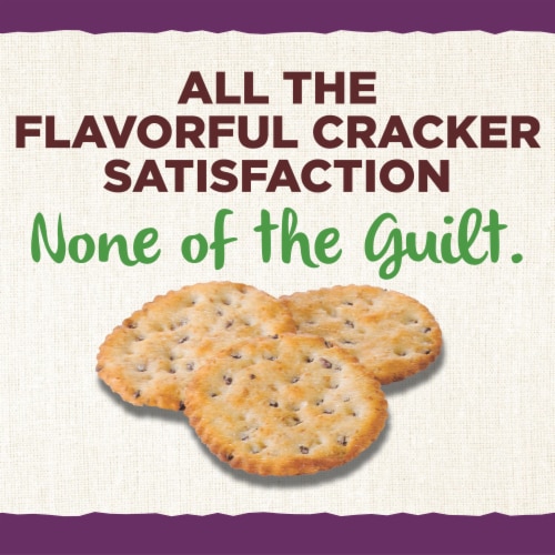 Back to Nature™ Organic Stoneground Wheat Crackers Perspective: top