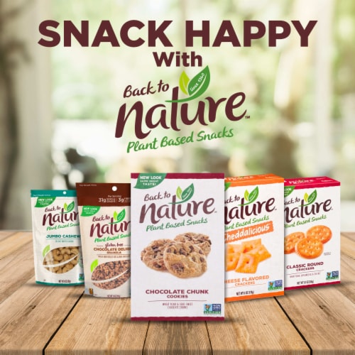 Back to Nature Harvest Whole Wheat Crackers Perspective: top