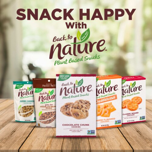 Back to Nature Harvest Whole Wheat Crackers Perspective: top