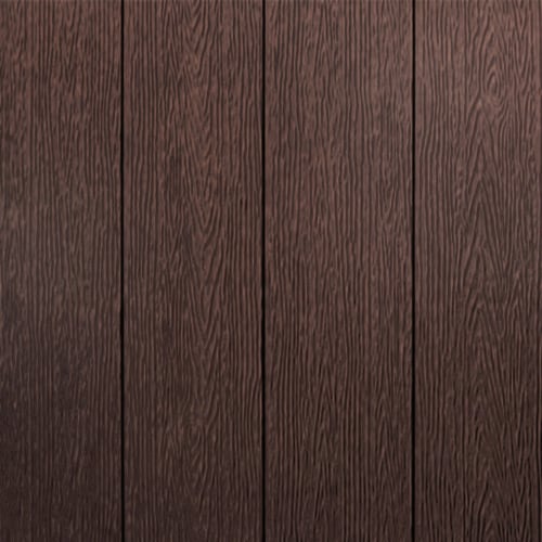 Plastic Development Group 130-Gallon Outdoor Storage Patio Deck Box, Java Brown Perspective: top