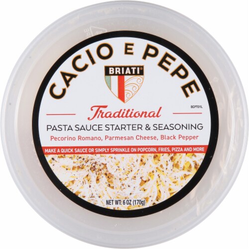Briati® Cacio E Pepe Traditional Pasta Sauce Starter & Seasoning Perspective: top