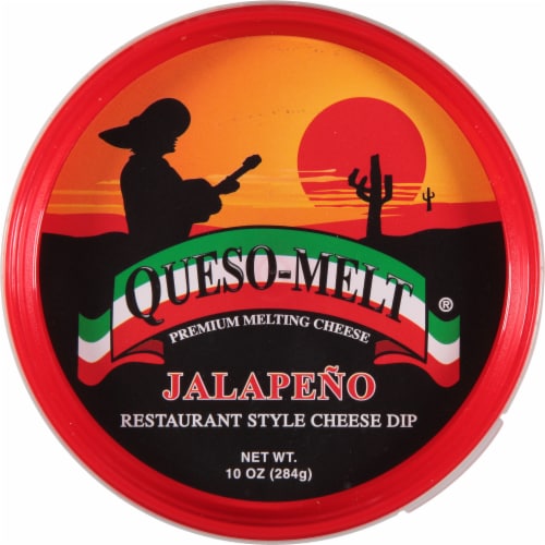 Queso-Melt Jalapeno Premium Melting Cheese Perspective: top