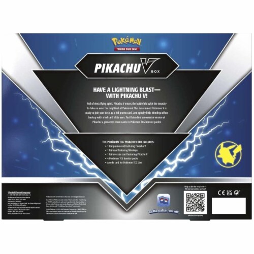 Pokemon: Pikachu V Box Perspective: top