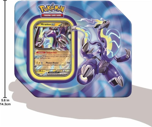 Pokémon™ TCG: Paldea Legends Tin (Random Tin) Perspective: top