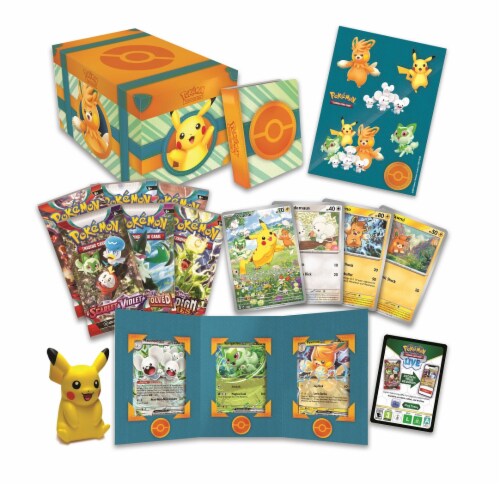 Pokemon Trading Card Game: Paldea Adventure Chest Perspective: top