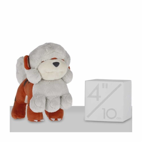 Pokemon Center: Hisuian Growlithe Poké Plush, 9 ¾ Inch Perspective: top
