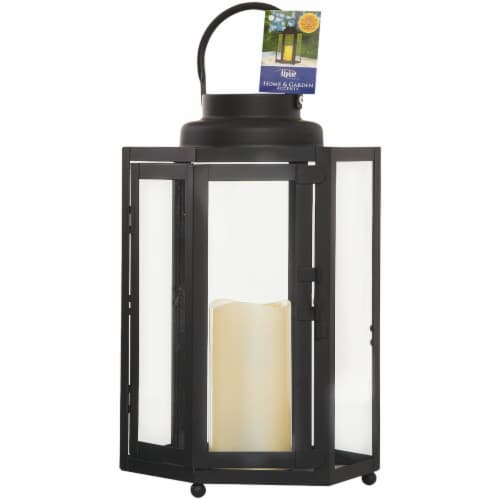 Alpine 14  Led Blk Hxgn Lantern IVY104HH-S Perspective: top