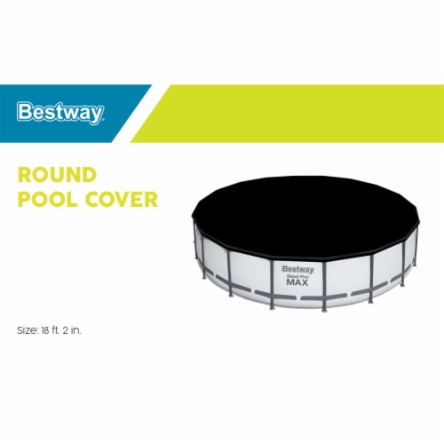 Bestway Flowclear Round 18' Pool Cover for Above Ground Frame Pools