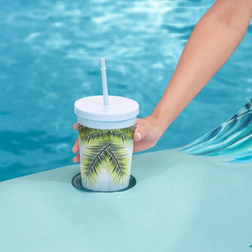 Bestway H2OGO Luxury Fabric Covered 64 Inflatable Pool Lounger