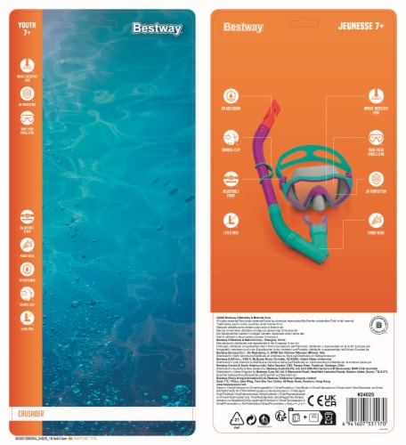 Bestway Crusader Snorkel Mask - Assorted Perspective: top